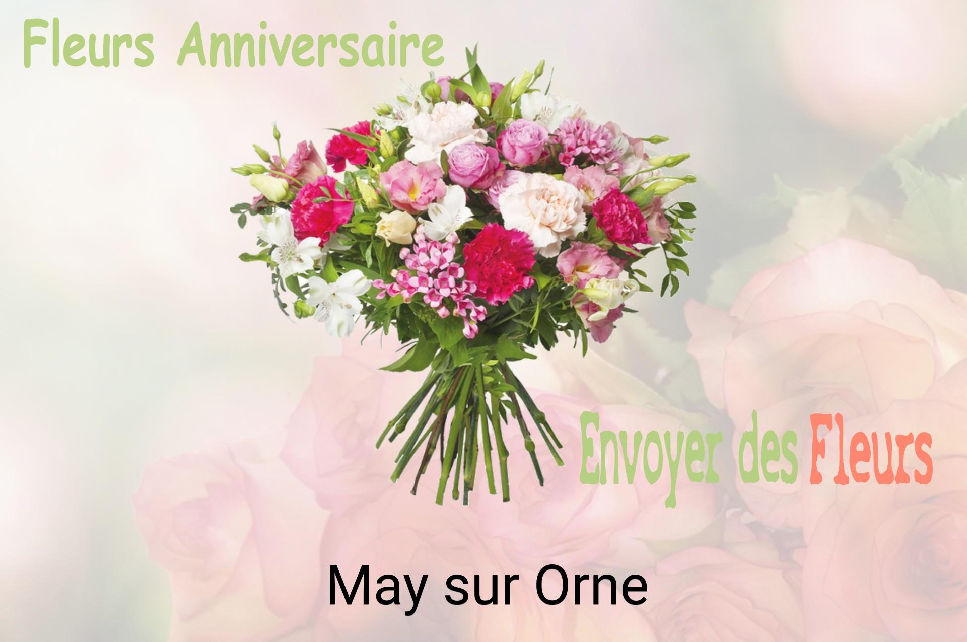 Bouquet de fleurs d’anniversaire livré à May-sur-Orne
