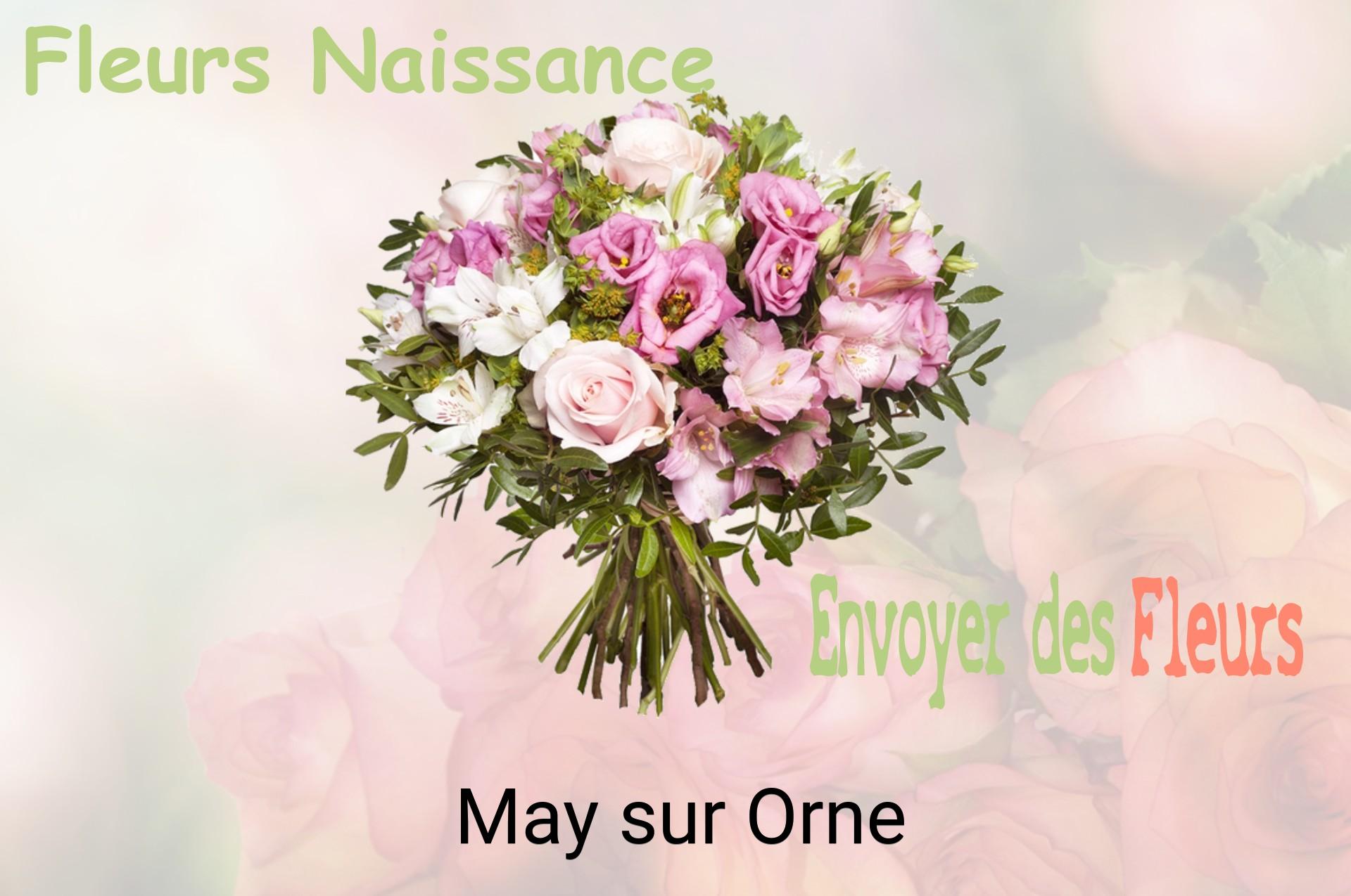 Bouquet de fleurs de naissance livré à May-sur-Orne